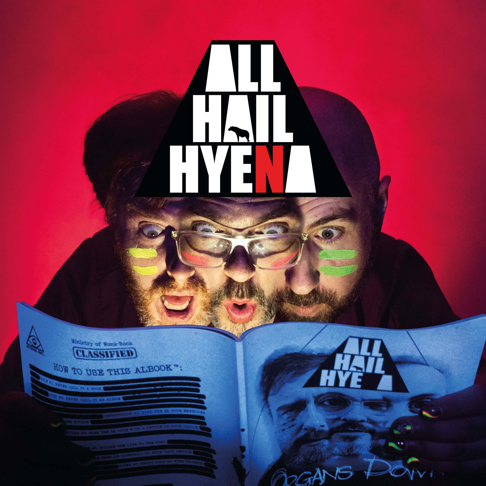 Allhailhyena promoheads logo